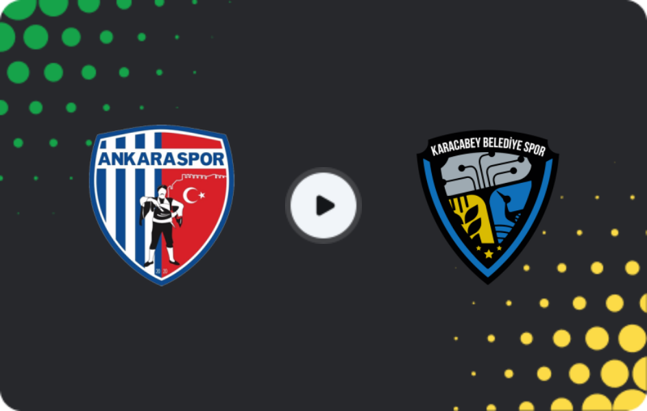 Where to watch Ankaraspor — Karacabey Belediyespor, 2. Lig, 16.12.2025