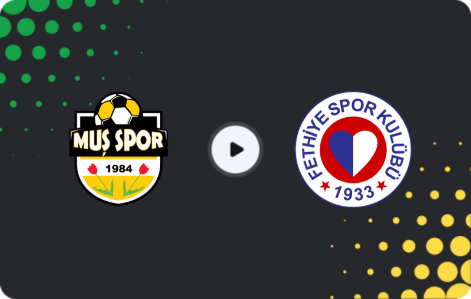 Where to watch Muş Menderesspor — Fethiyespor, 2. Lig, 16.12.2025