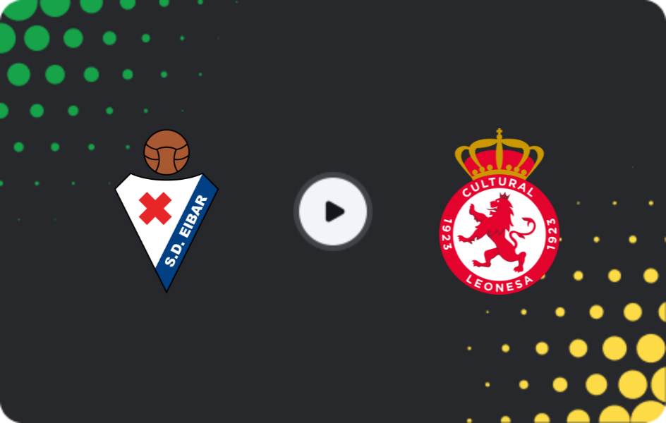 Where to watch Eibar — Cultural Leonesa, Segunda, 07.12.2025