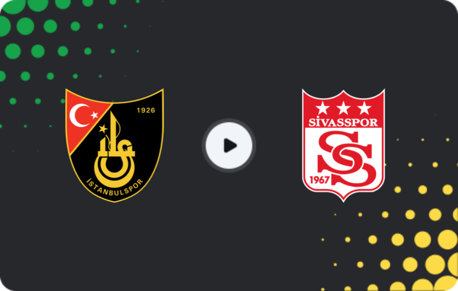 Where to watch İstanbulspor — Sivasspor, TFF First League, 07.12.2025