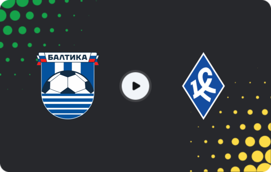 Where to watch Baltika — Krylia Sovetov, Premier League, 07.12.2025