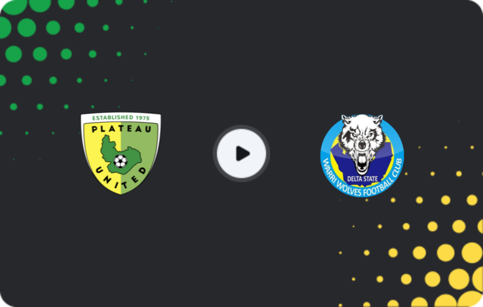 Where to watch Plateau United — Warri Wolves, NPFL, 07.12.2025