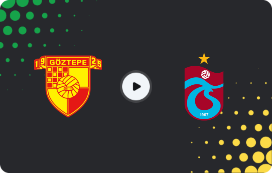 Where to watch Goztepe — Trabzonspor, Süper Lig, 07.12.2025