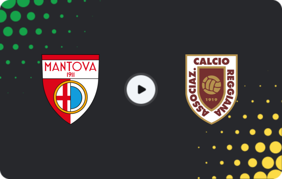 Where to watch Mantova — Reggiana, Serie B, 08.12.2025