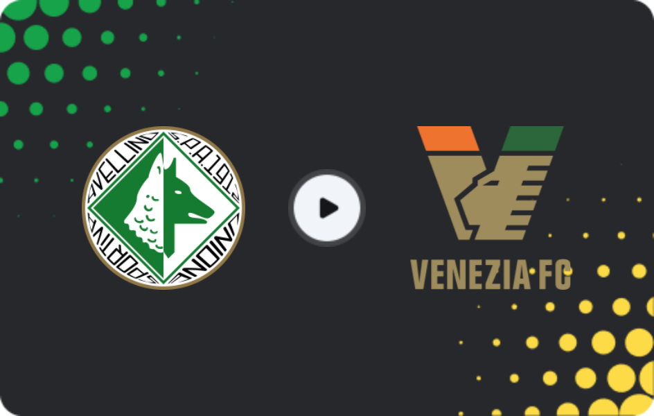 Where to watch Avellino — Venezia, Serie B, 08.12.2025
