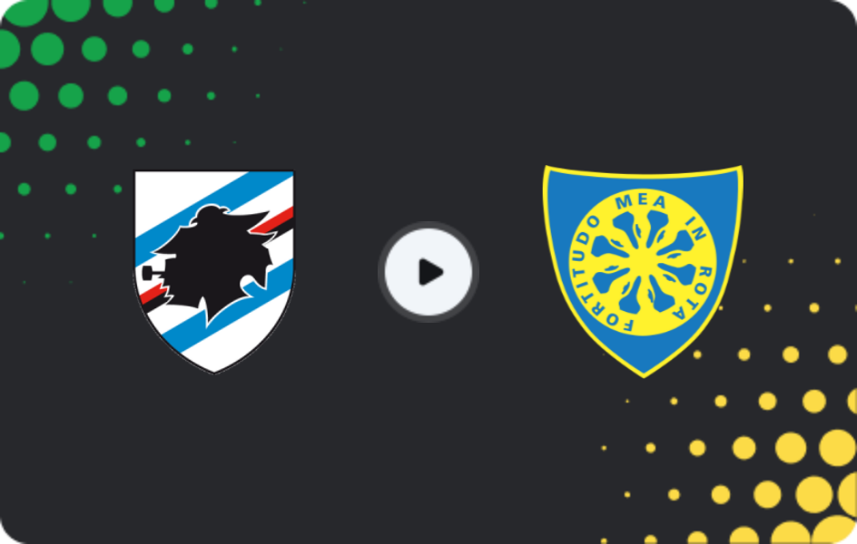 Where to watch Sampdoria — Carrarese, Serie B, 07.12.2025