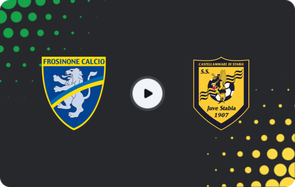 Where to watch Frosinone — Juve Stabia, Serie B, 08.12.2025