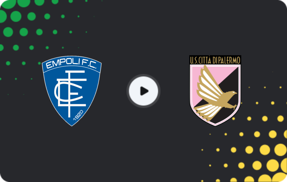 Where to watch Empoli — Palermo, Serie B, 07.12.2025