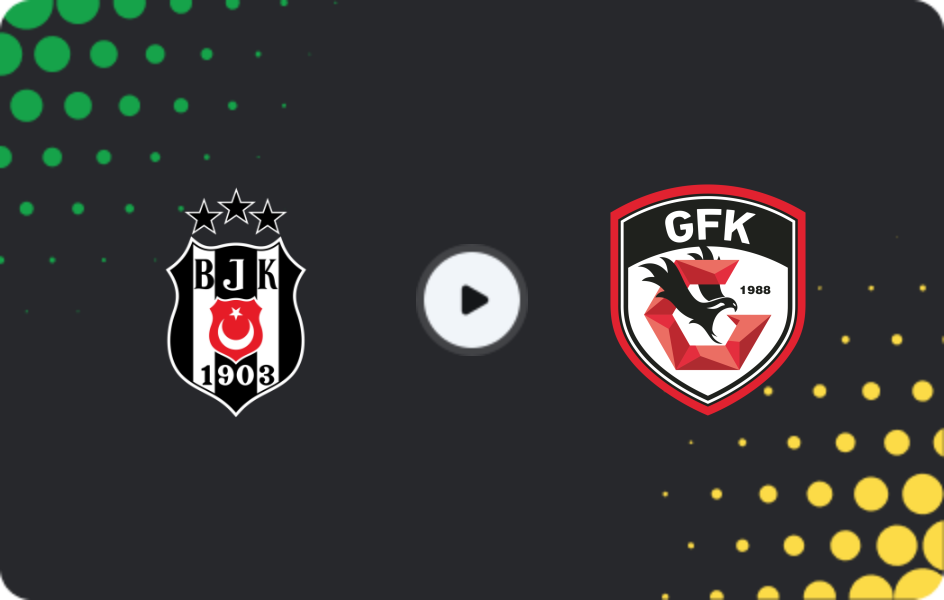 Where to watch Besiktas — Gaziantep, Süper Lig, 08.12.2025