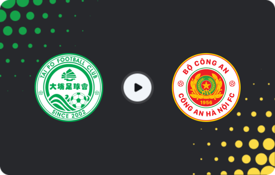Where to watch Wofoo Tai Po — Công An Hà Nội, AFC Cup, 11.12.2025