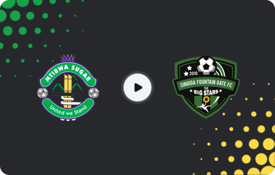 Where to watch Mtibwa Sugar — Singida Fountain Gate, Premier League, 22.02.2026