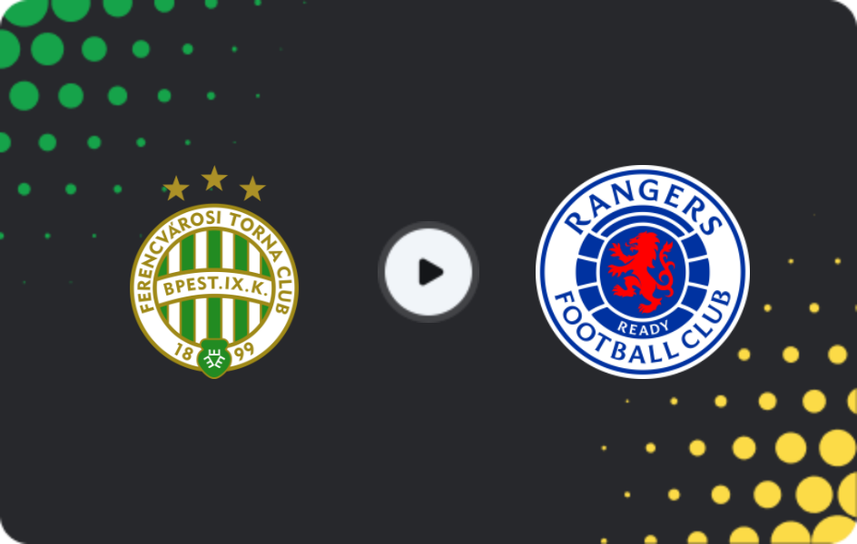 Where to watch Ferencvaros — Rangers, Europa League, 11.12.2025