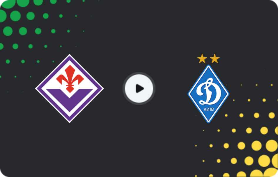 Where to watch Fiorentina — Dynamo Kyiv, Conference League, 11.12.2025