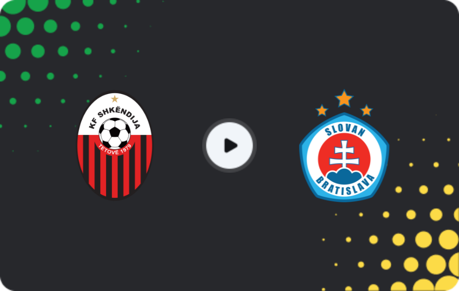 Where to watch Shkendija — Slovan Bratislava, Conference League, 11.12.2025