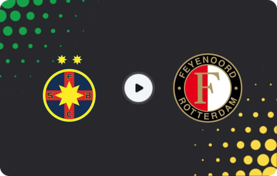 Where to watch FCSB — Feyenoord, Europa League, 11.12.2025