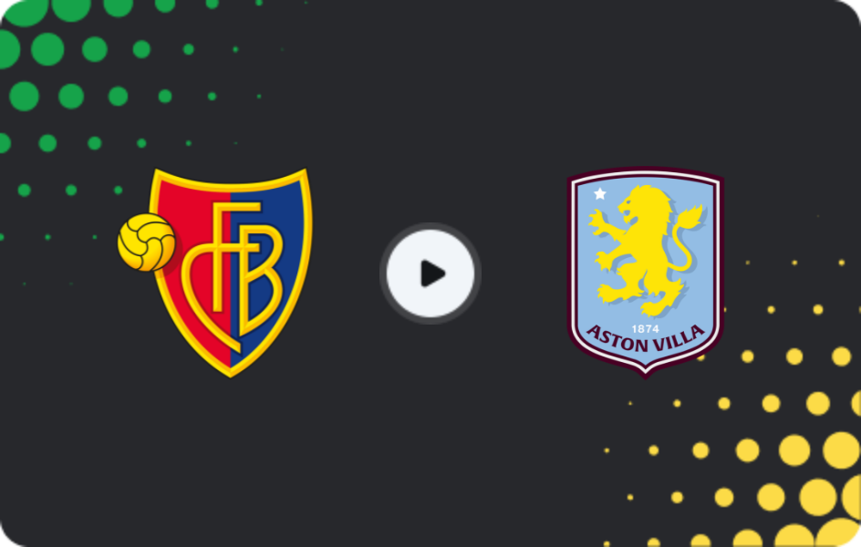 Where to watch Basel — Aston Villa, Europa League, 11.12.2025
