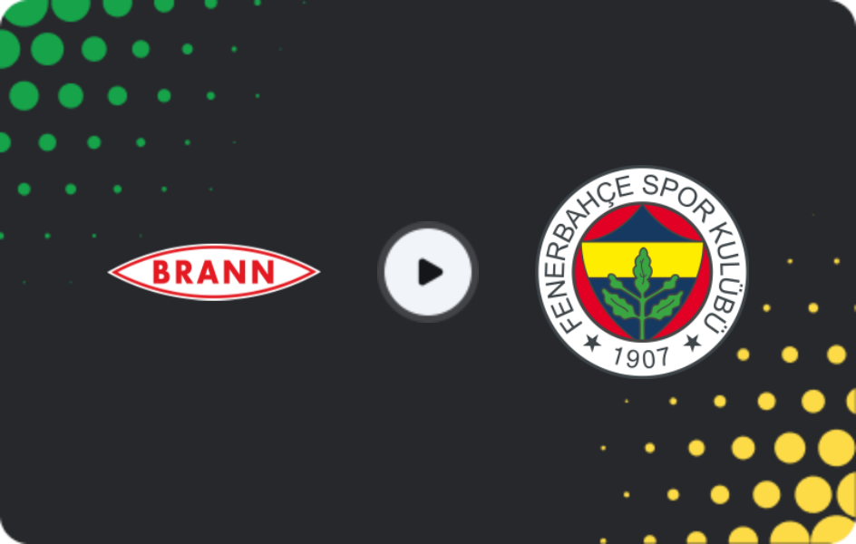 Where to watch Brann — Fenerbahce, Europa League, 11.12.2025