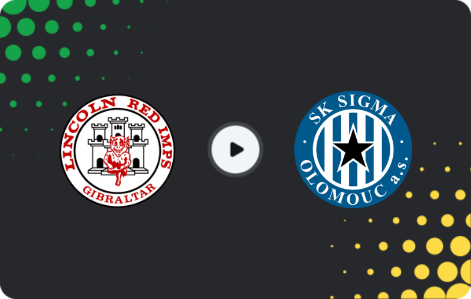 Where to watch Lincoln Red Imps FC — Sigma Olomouc, Conference League, 11.12.2025