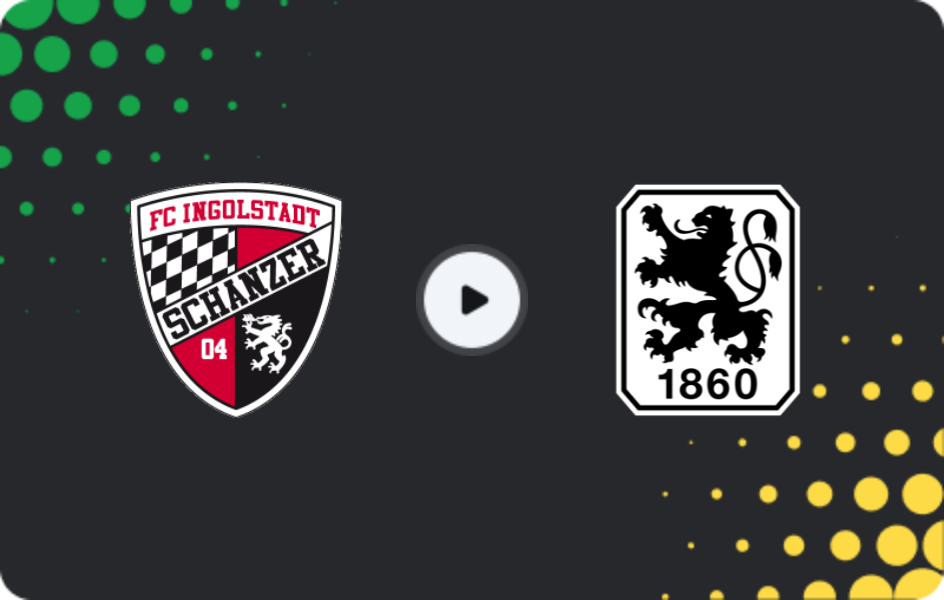 Where to watch Ingolstadt 04 — 1860 München, 3. Liga, 13.12.2025