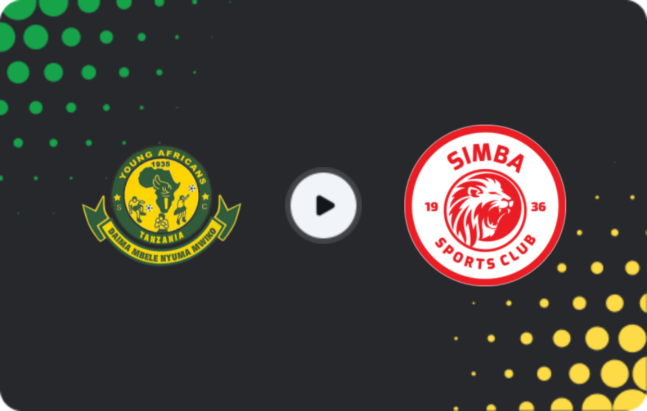 Where to watch Young Africans — Simba, Premier League, 01.03.2026