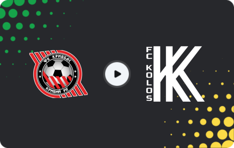 Where to watch Kryvbas — Kolos Kovalivka, Premier League, 13.12.2025
