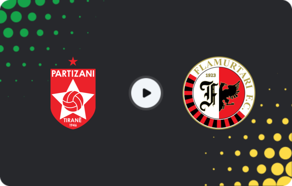 Where to watch Partizani — Flamurtari, Superliga, 13.12.2025
