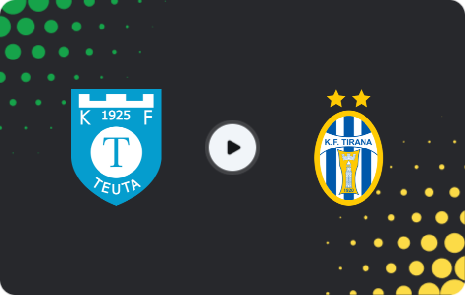 Where to watch Teuta Durrës — Tirana, Superliga, 13.12.2025