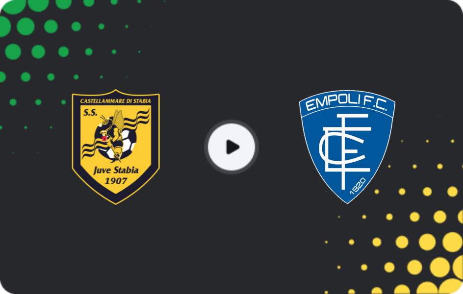 Where to watch Juve Stabia — Empoli, Serie B, 13.12.2025