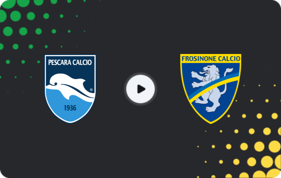 Where to watch Pescara — Frosinone, Serie B, 14.12.2025