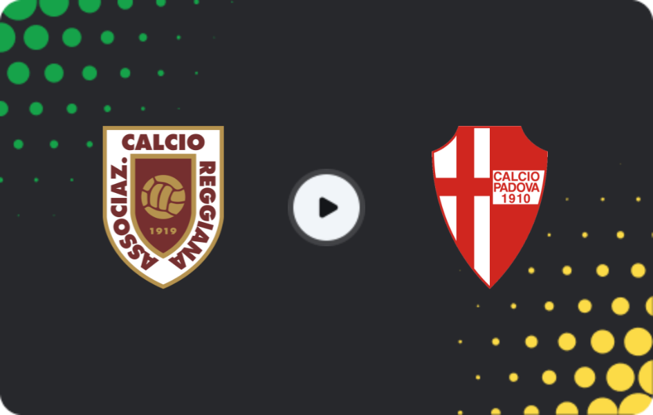 Where to watch Reggiana — Padova, Serie B, 13.12.2025