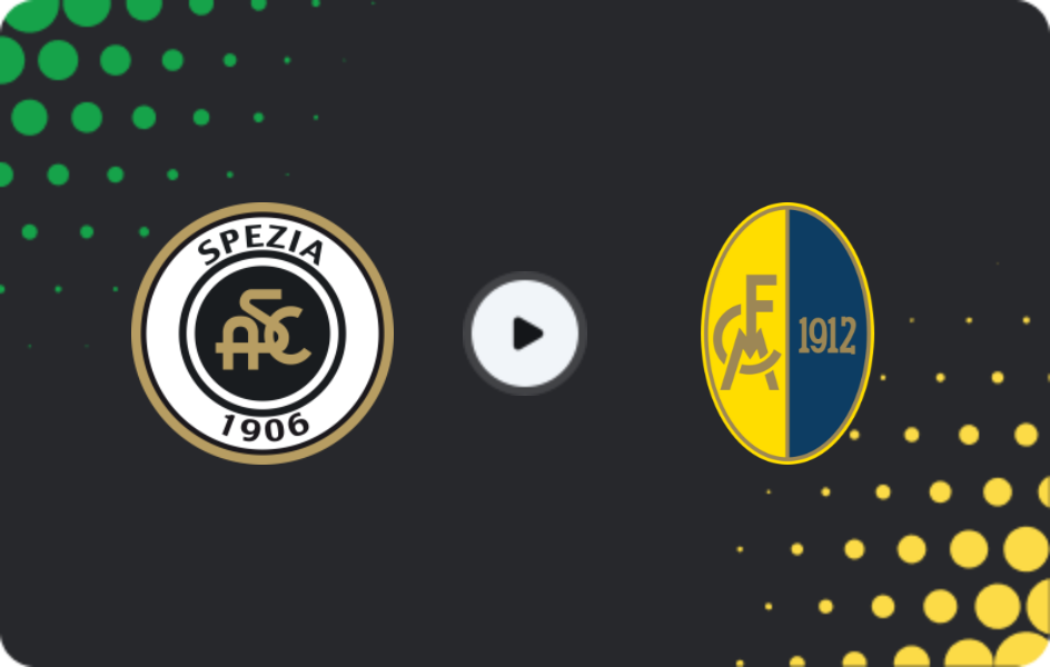 Where to watch Spezia — Modena, Serie B, 13.12.2025