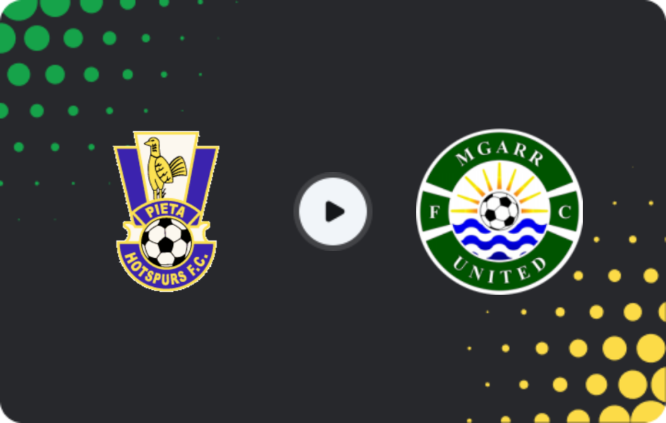 Where to watch Pietà Hotspurs — Mgarr United, Challenge League, 13.12.2025