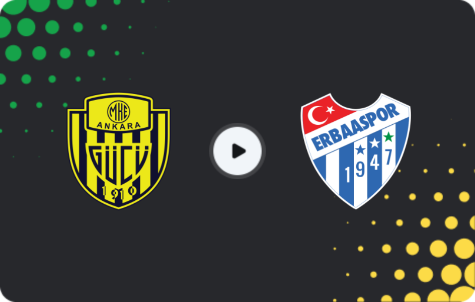 Where to watch Ankaragucu — Erbaaspor, 2. Lig, 21.12.2025