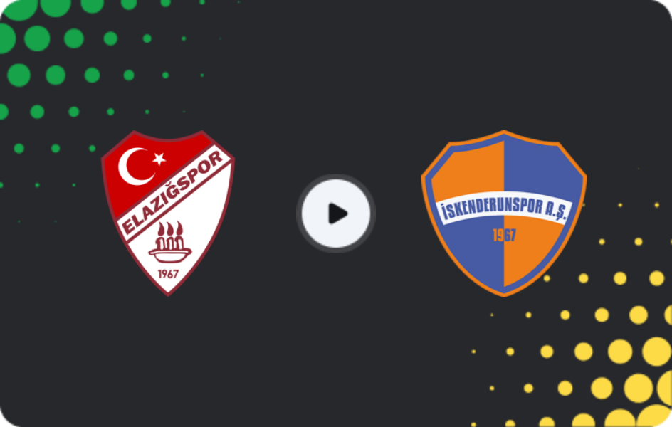 Where to watch Elazığspor — İskenderun A.Ş., 2. Lig, 22.12.2025