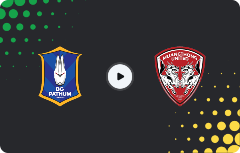 Where to watch BG Pathum United — Muangthong United, Thai League 1, 14.12.2025