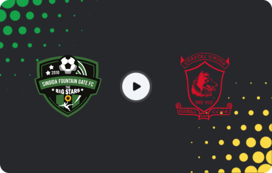 Where to watch Singida Fountain Gate — Coastal Union, Premier League, 02.03.2026