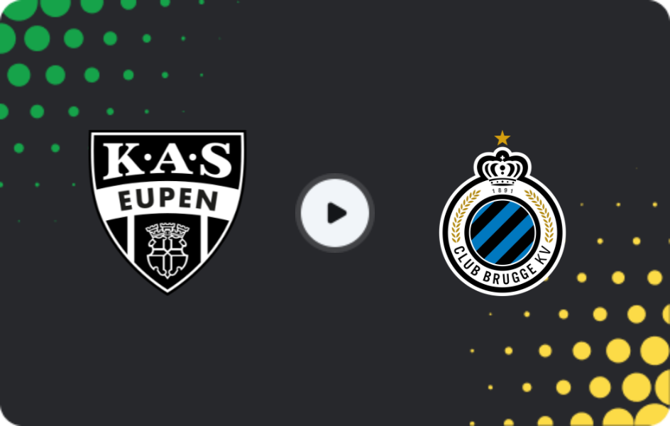 Where to watch AS Eupen — Brugge II, Challenger Pro League, 14.12.2025
