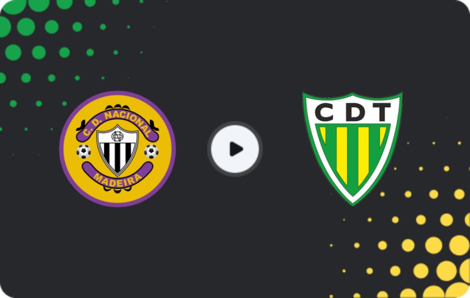 Where to watch Nacional — Tondela, Primeira Liga, 14.12.2025