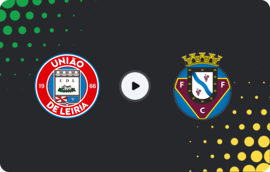Where to watch União de Leiria — Felgueiras, Segunda Liga, 14.12.2025