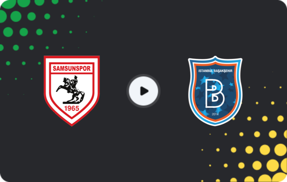Where to watch Samsunspor — Istanbul Basaksehir, Süper Lig, 14.12.2025
