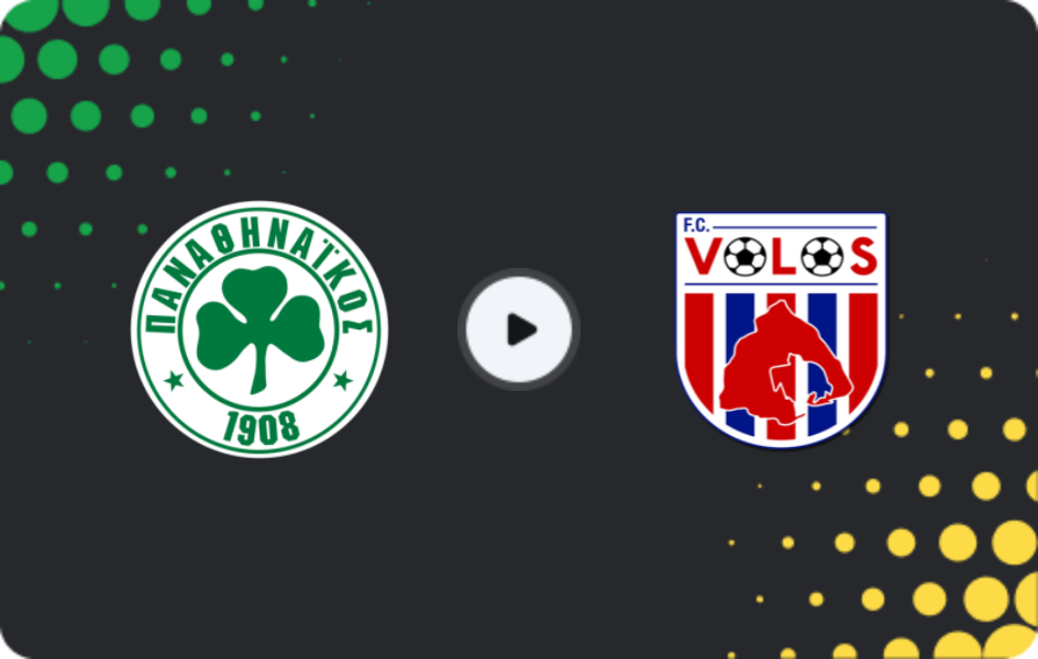 Where to watch Panathinaikos — Volos, Super League, 14.12.2025