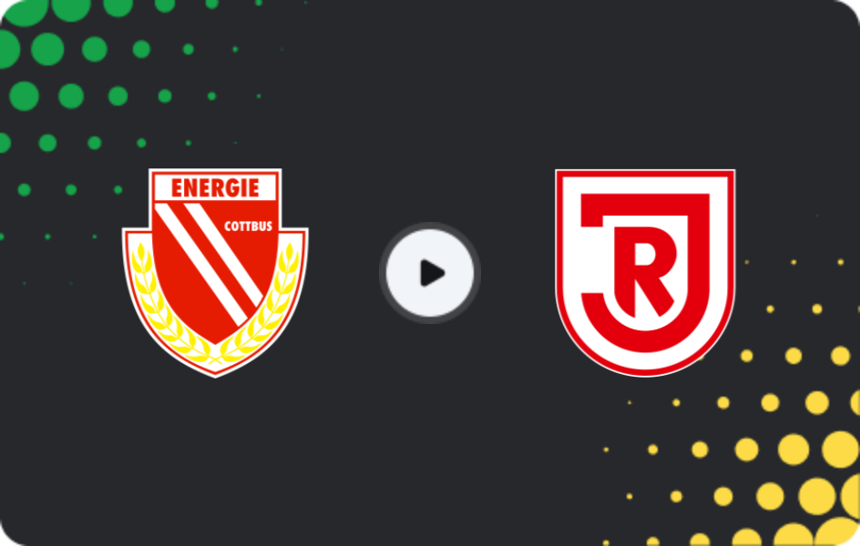 Where to watch Energie Cottbus — Jahn Regensburg, 3. Liga, 19.12.2025