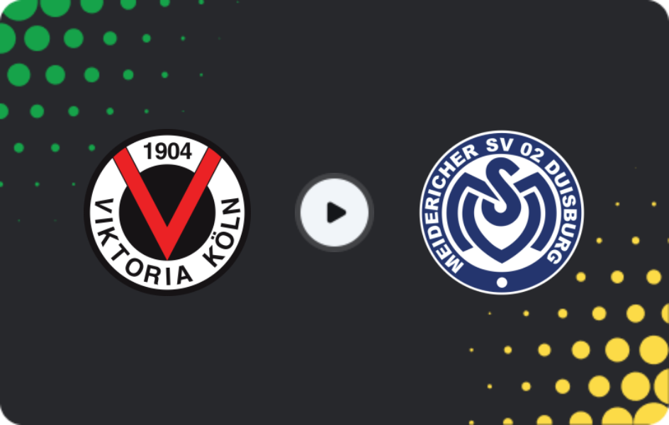 Where to watch Viktoria Köln — Duisburg, 3. Liga, 21.12.2025