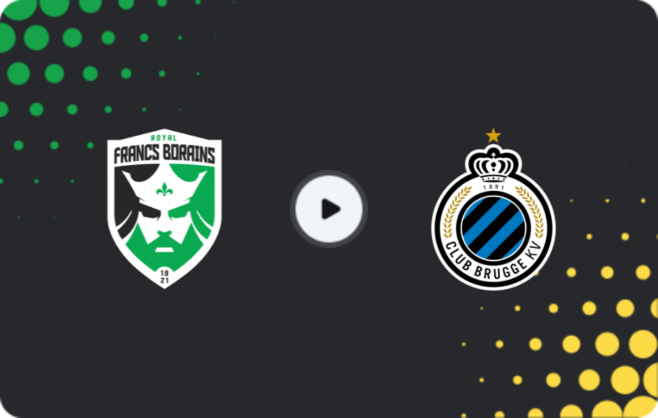 Where to watch Francs Borains — Brugge II, Challenger Pro League, 20.12.2025
