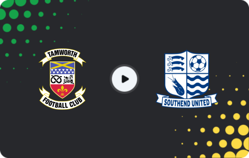 Where to watch Tamworth — Southend United, National League, 20.12.2025
