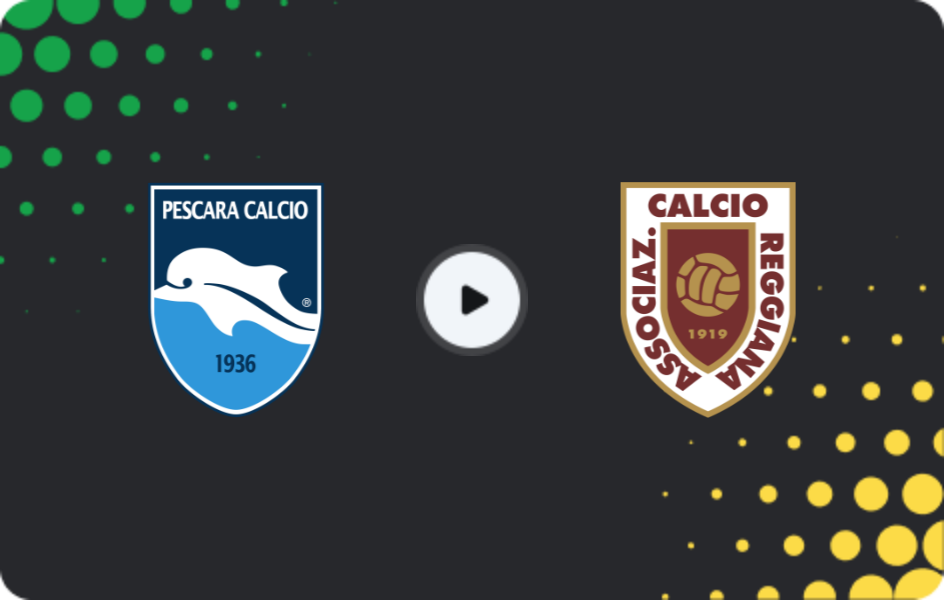 Where to watch Pescara — Reggiana, Serie B, 20.12.2025