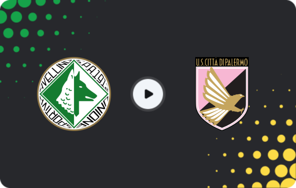 Where to watch Avellino — Palermo, Serie B, 20.12.2025