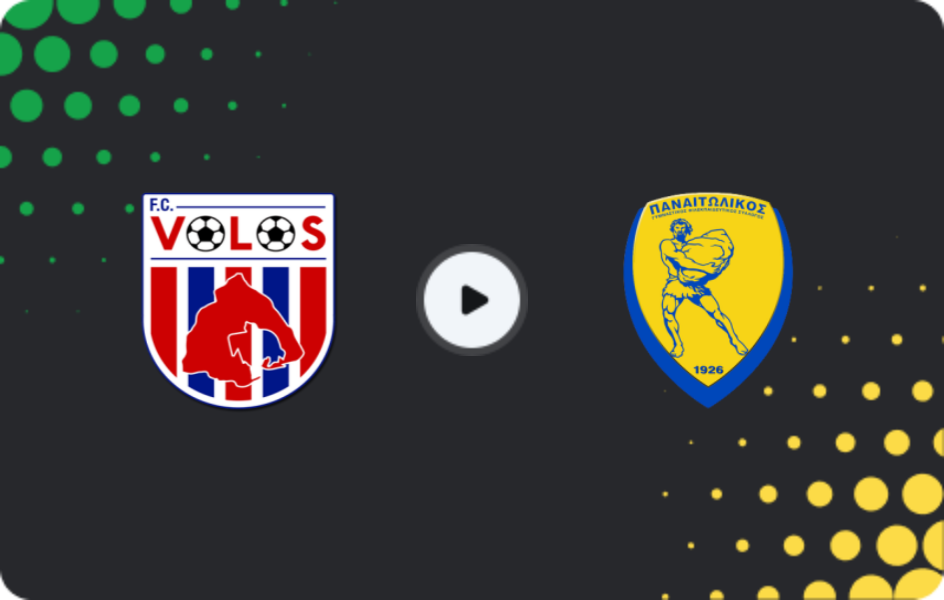 Where to watch Volos — Panetolikos, Super League, 20.12.2025