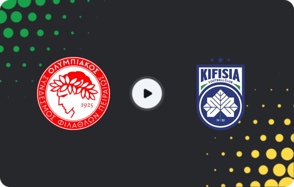 Where to watch Olympiakos — Kifisia, Super League, 20.12.2025
