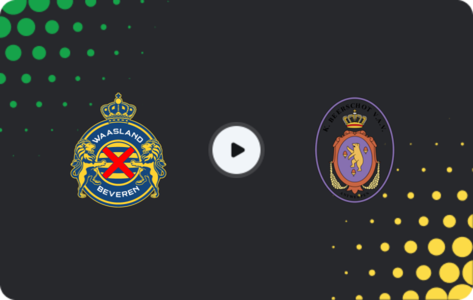 Where to watch Waasland-Beveren — Beerschot Wilrijk, Challenger Pro League, 20.12.2025